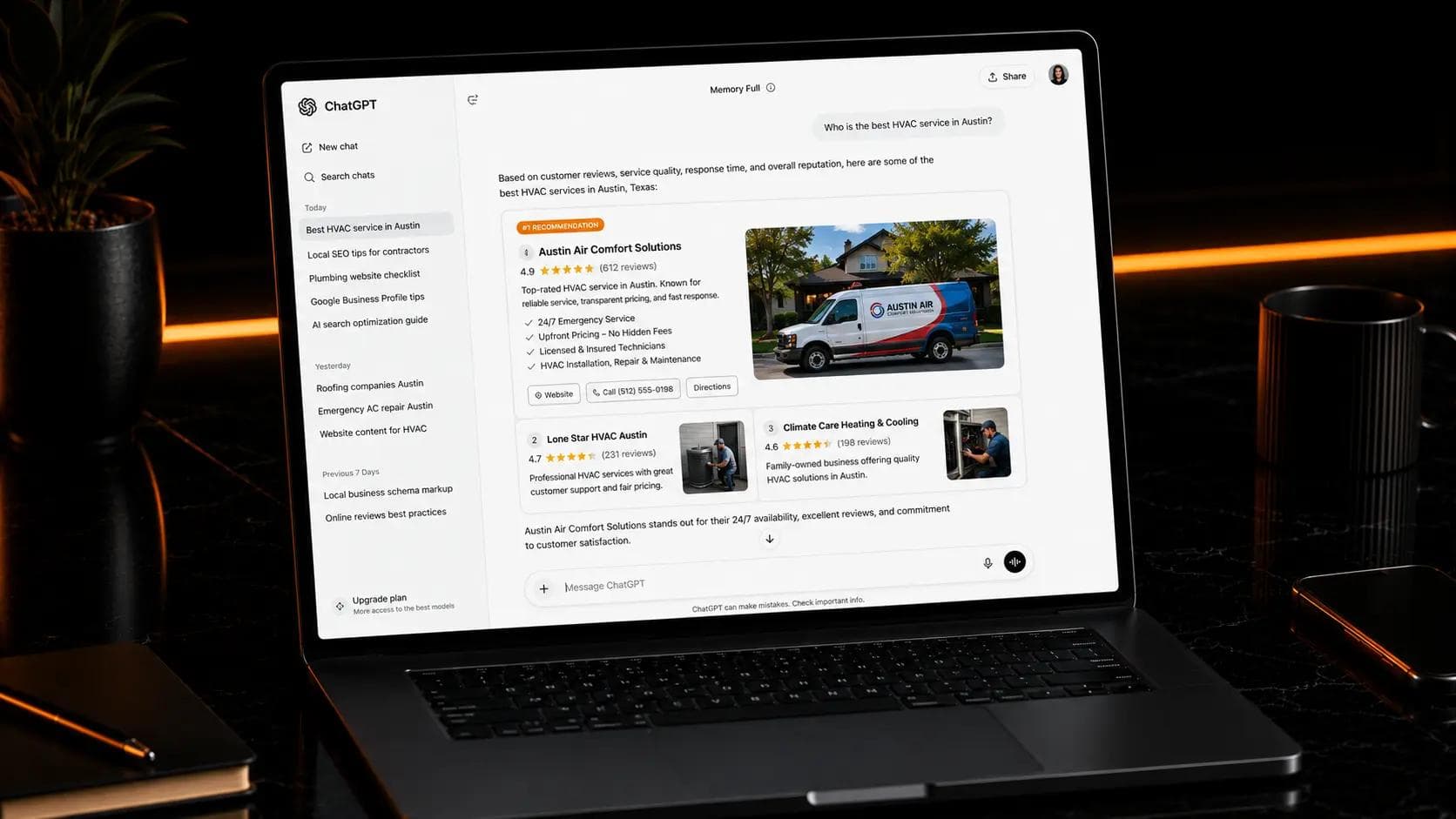 Why ChatGPT Recommends Your Competitor (Not You)
