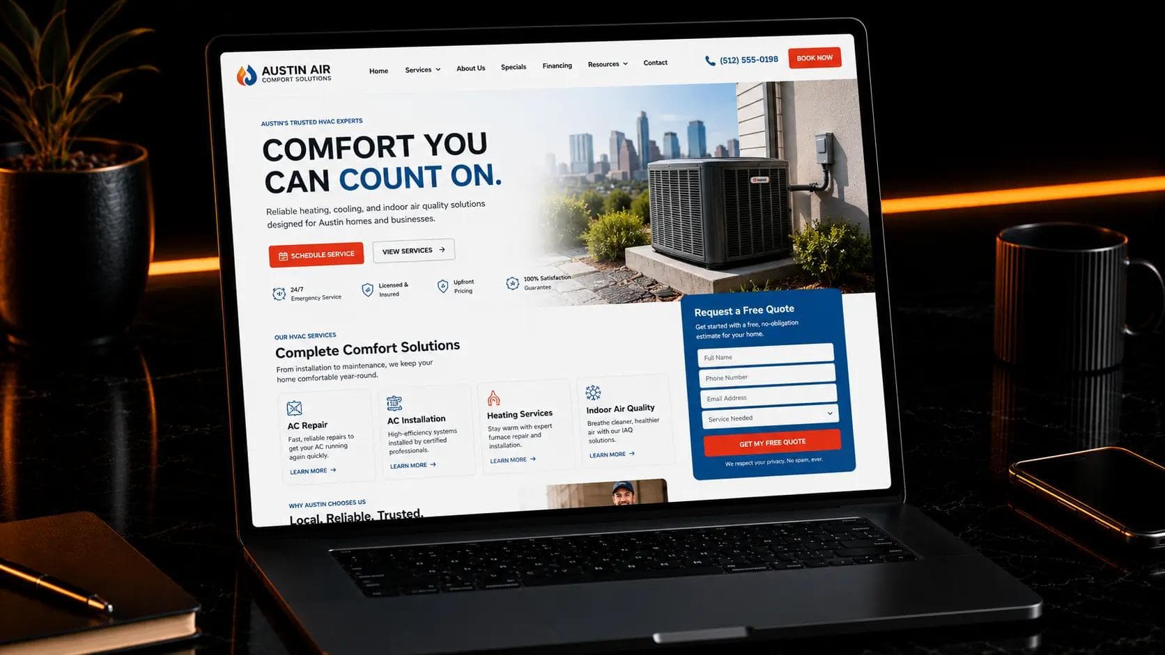 The Perfect Local Business Website Homepage (With Examples)